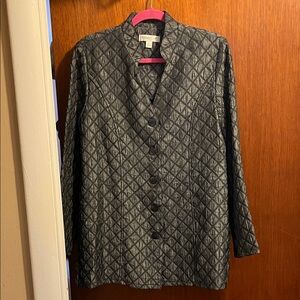 Quilted steel grey Jacket